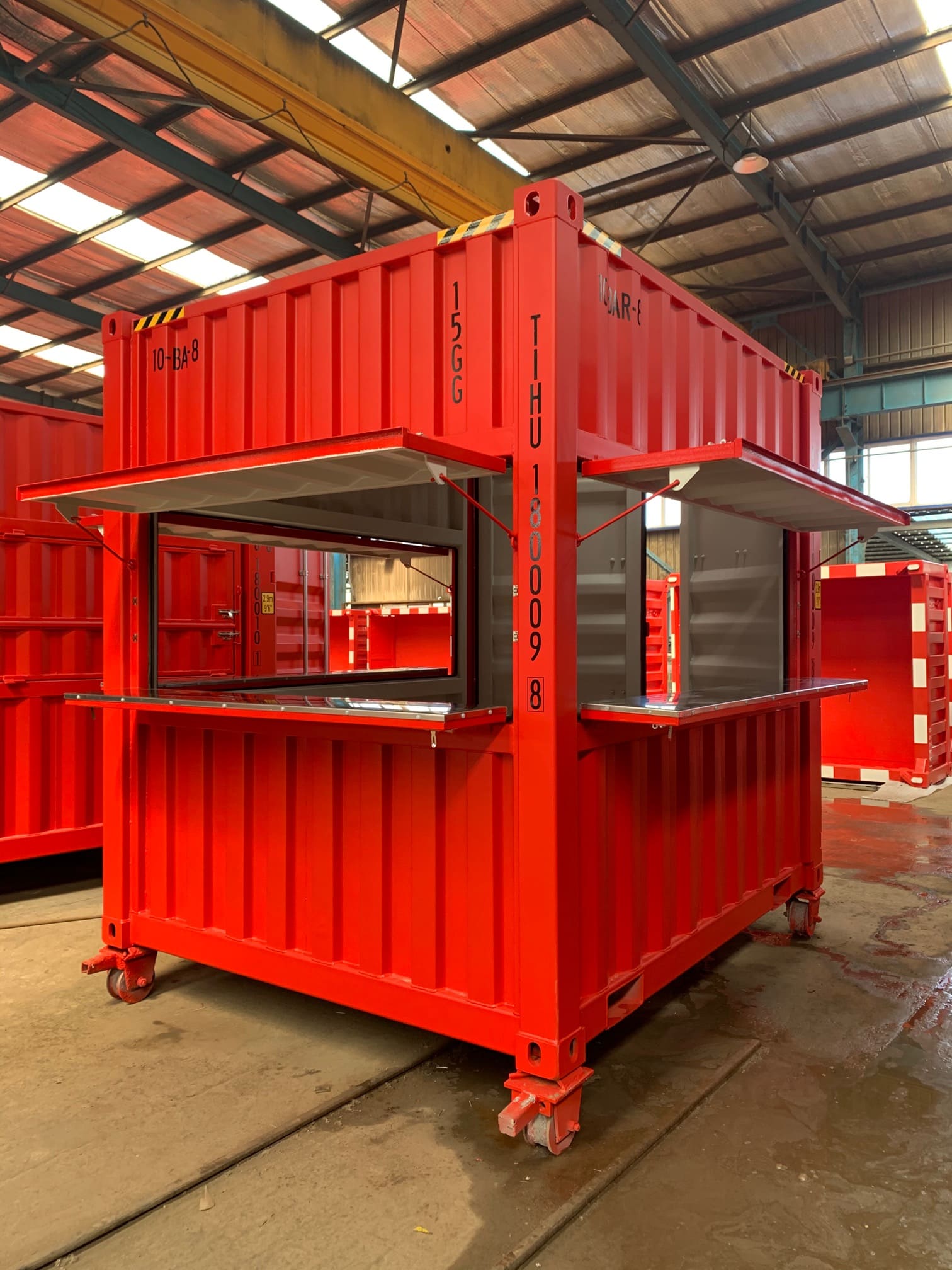 10ft High Cube Cafe Shipping Containers For Sale