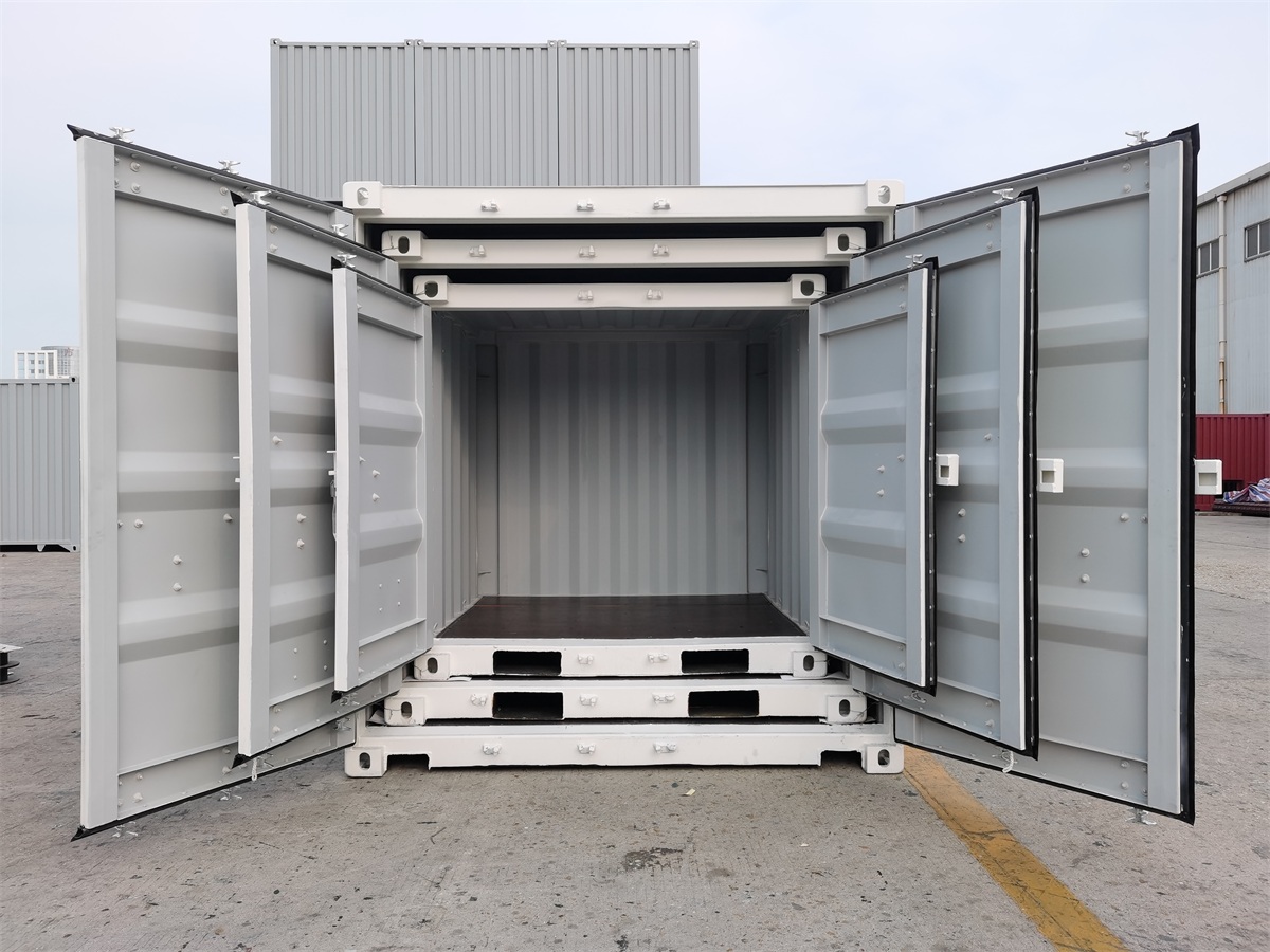 10' RAL 9010 Pure White EOD Loaded & Connected Container - Image 4