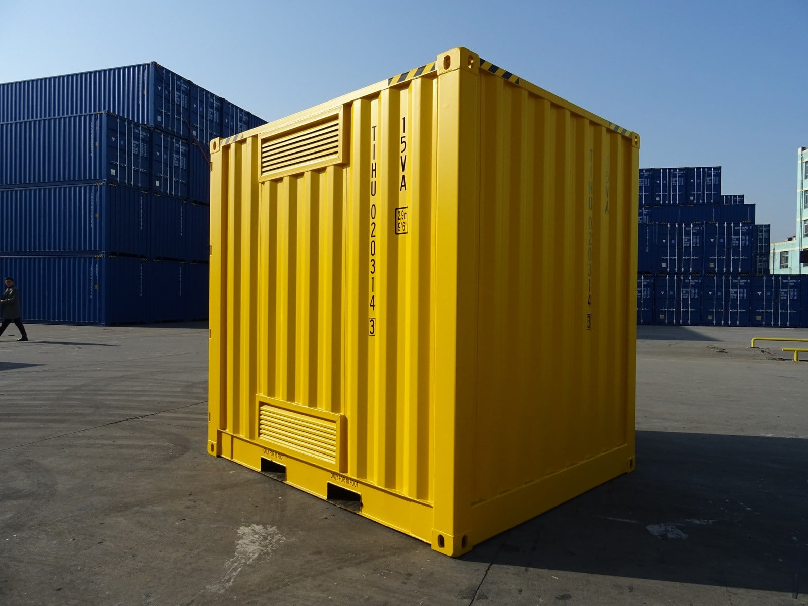 10ft High Cube Dangerous Goods Shipping Container For Sale - Image 3