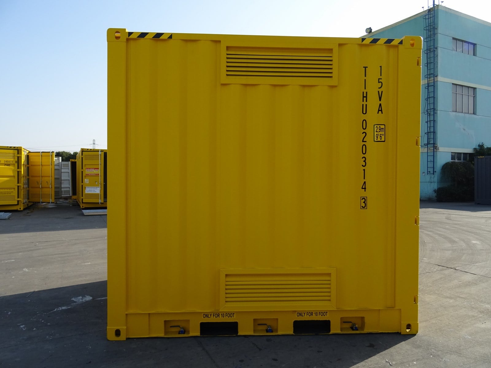 10ft High Cube Dangerous Goods Shipping Container For Sale - Image 4