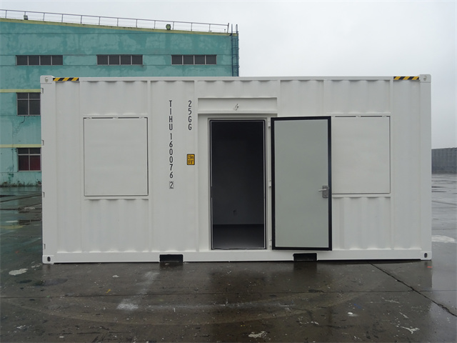 20' High Cube Office Container with Forklift Pockets For Sale - Image 5