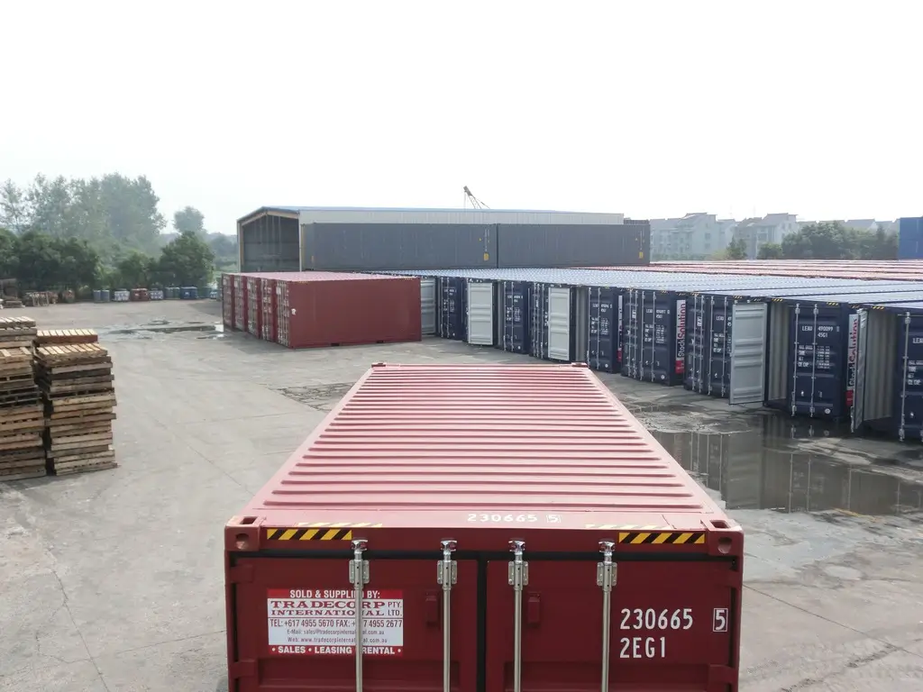 20ft High Cube Pallet Wide Removalist Container For Sale