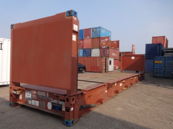 40' Flat Rack Shipping Containers For Sale - Image 4